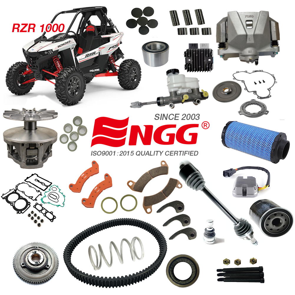 ATV UTV RZR 1000 Parts Clutch Belt Cylinder Piston Gasket Starter Regulator Brake Pads Axle Stator for Polaris